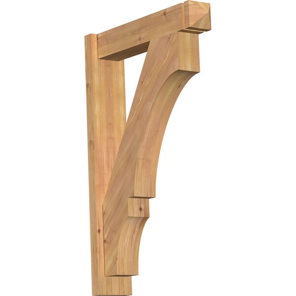 Ekena Millwork Balboa Arts & Crafts Smooth Outlooker, Western Red Cedar, 5 1/2"W x 24"D x 36"H OUT06X24X36BOA03SWR - main
